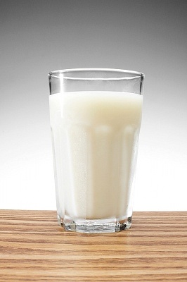 glass milk